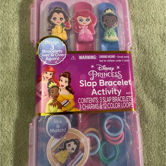 NWT Disney Princess Slap Bracelet kit Girls - Picture 1 of 5